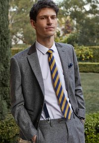Next SLIM FIT TRIMMED DONEGAL - Veste de costume - grey