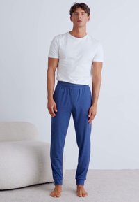 HUGO LAZE PANTS - Pyjamasbukse - dark blue