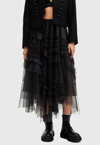 AllSaints JEN SKIRT - A-linjainen hame - black
