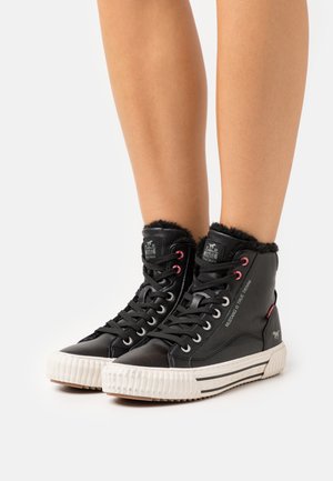 High-top trainers - schwarz