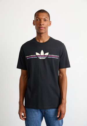 adidas Originals 80S LOGO - Majica kratkih rukava s printom - black