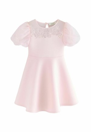Baker by Ted Baker REGULAR FIT - FLORAL ORGANZA PANEL PUFF SLEEVE - Dnevna obleka - pink