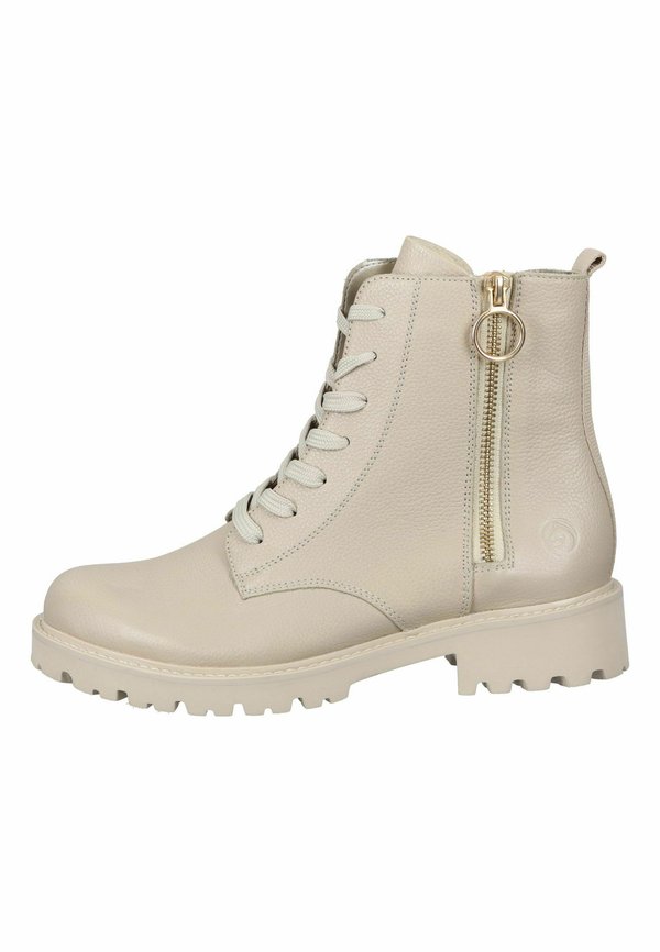 Schnürstiefelette - crema