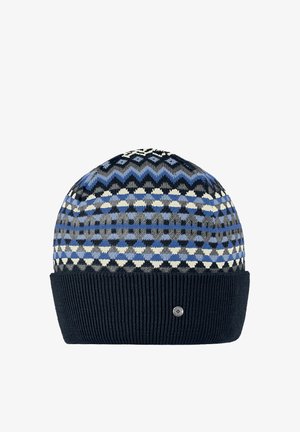 Burlington, FAIR ISLE MÜTZE UNISEX - Beanie - classyblue