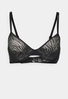 UNLINED DEMI SHEER MARQUISETTE - Triangel BH - black