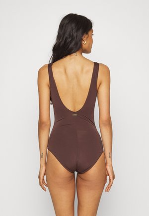 LASCANA SWIMSUIT PAULINE - Badeanzug - coffee