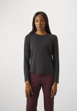 ESSENCE OPEN BACK - Long sleeved top - black