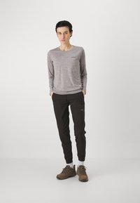Patagonia DAILY GRAPHIC WATERS - Top dugih rukava - feather grey