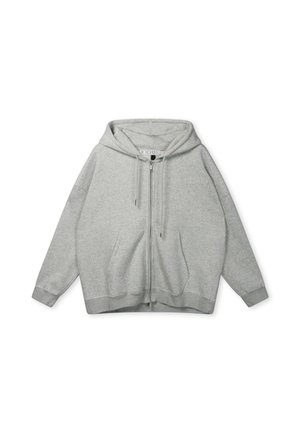 10DAYS, 10DAYS TOPS ZIP CARDIGAN - Felpa con zip - light grey melee
