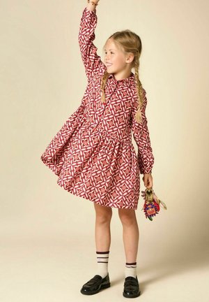 Sissy-Boy, SISSY-BOY GEMUSTERTES KLEID - ROT - Blousejurk - rot