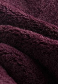 PETITE FIT - COLLARLESS - Klasični plašč - burgundy