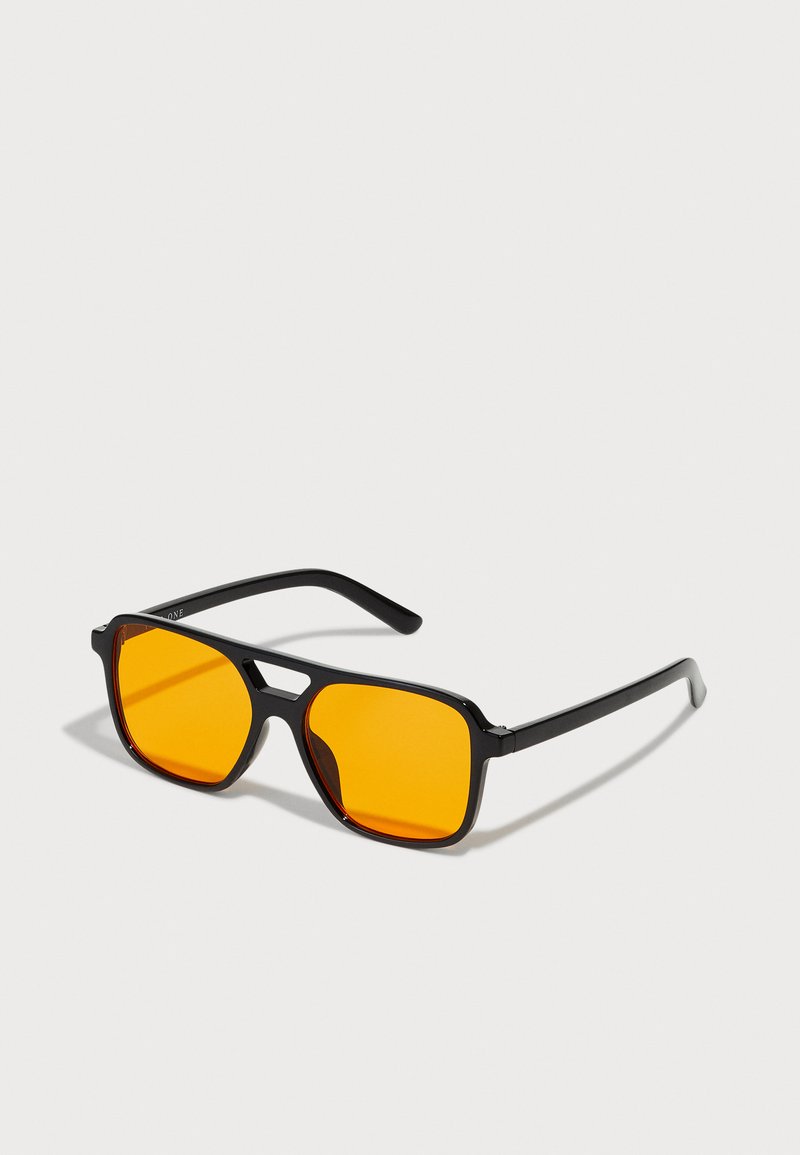 Pier One - UNISEX - Solbriller - black/orange, Forstørre