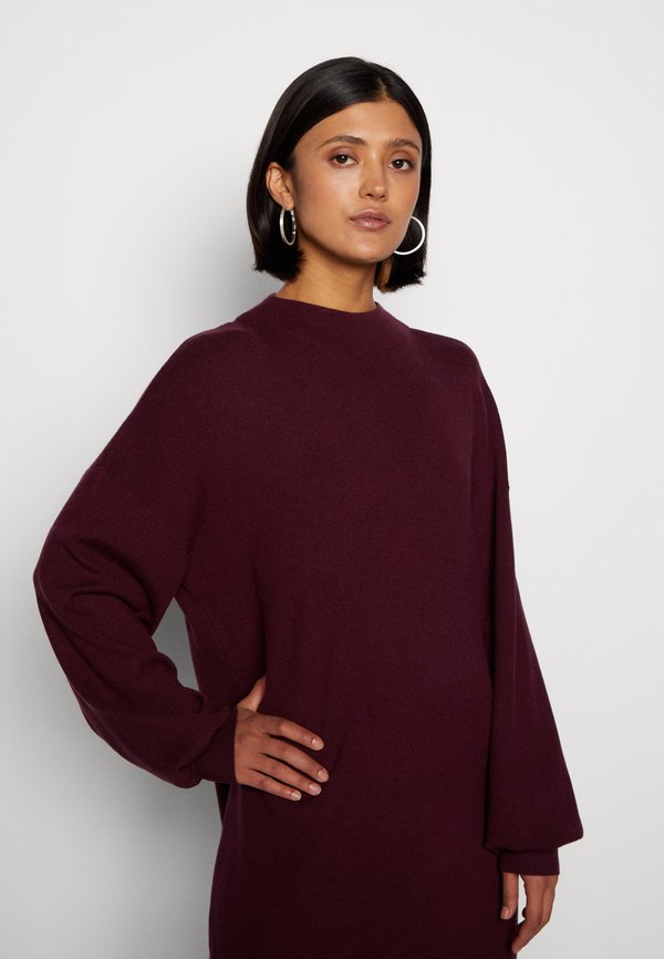 VMNANCY FUNNELNECK NOOS - Jumper dress - winetasting2
