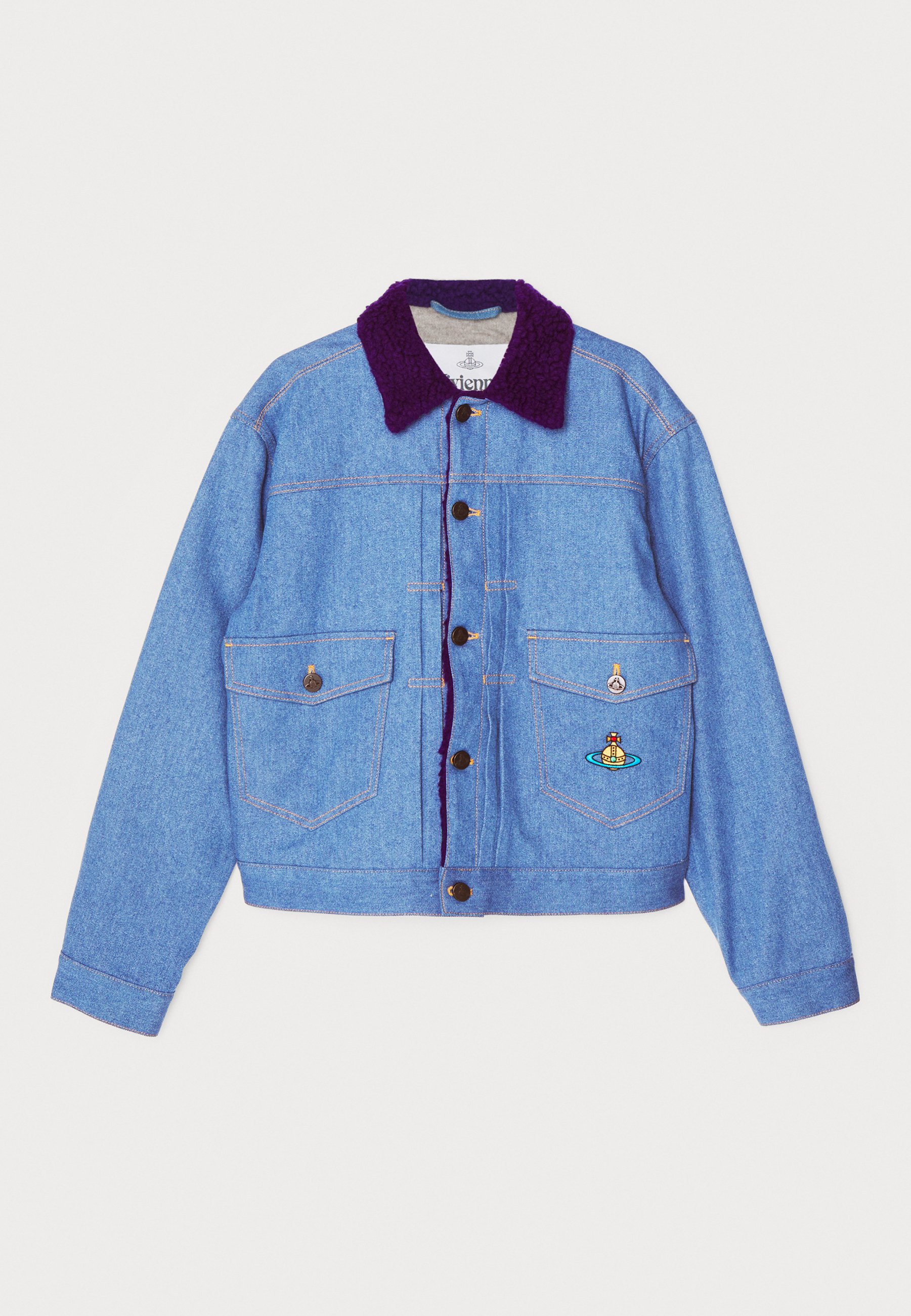 Vivienne Westwood MARLENE JACKET - Denim jacket - blue - Zalando.co.uk