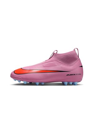 HARTPLATZ JR. MERCURIAL SUPERFLY 10 ACADEMY AG - Scarpe da calcio per terreni duri - magic flamingo total crimson black