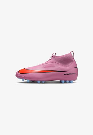 HARTPLATZ JR. MERCURIAL SUPERFLY 10 ACADEMY AG - Botines de fútbol para terreno firme - magic flamingo total crimson black