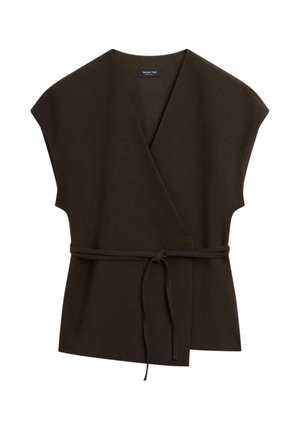 CROSSOVER - Summer jacket - mottled dark brown