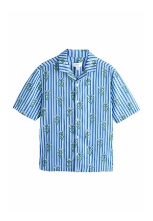 Next, REGULAR FIT - PRINT SHORT SLEEVE SHIRT . - Chemise - navy floral stripe