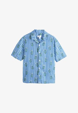 Next, REGULAR FIT - PRINT SHORT SLEEVE SHIRT . - Camisa - navy floral stripe