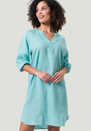 MIT V-AUSSCHNITT - Day dress - aqua bay