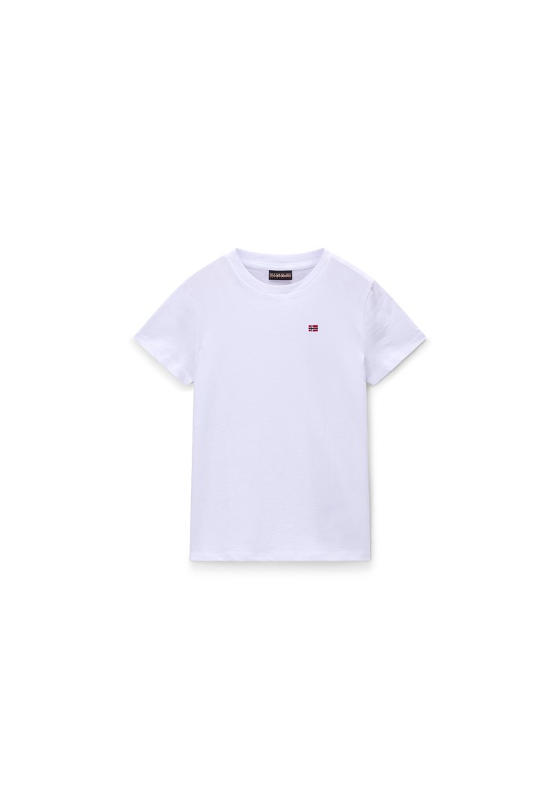 Napapijri T-shirt basic wit Napapijri T-shirt basic wit