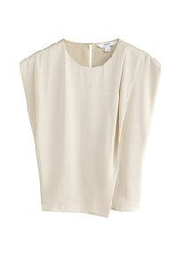 PETITE FIT - SHORT SLEEVE CRINKLE ASYMMETRIC  - T-shirt con stampa - champagne gold