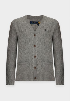 Polo Ralph Lauren, CARDIGAN - Cardigan - fawn grey heather