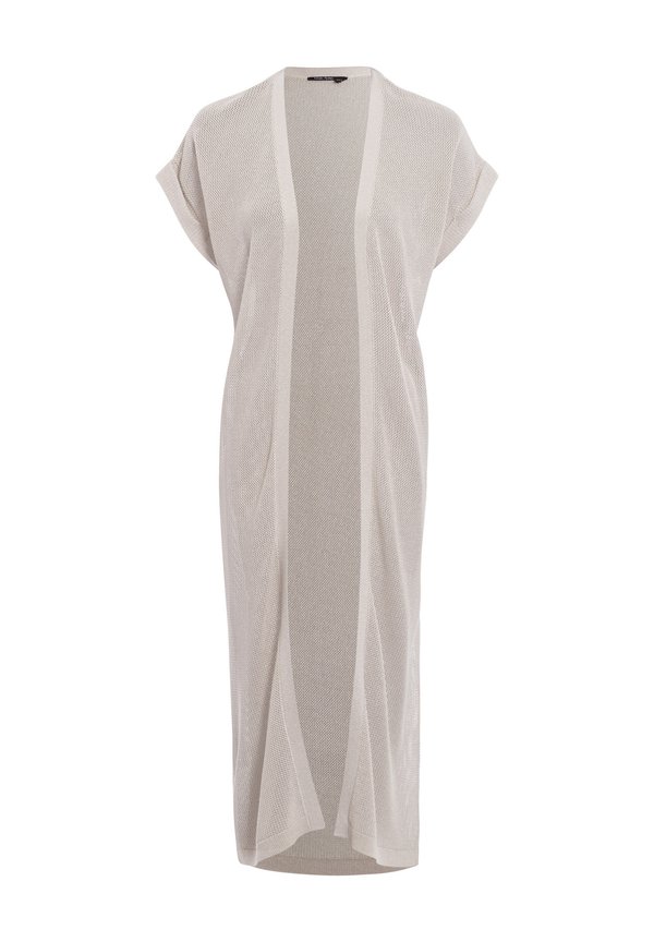 Strickjacke - light taupe varied