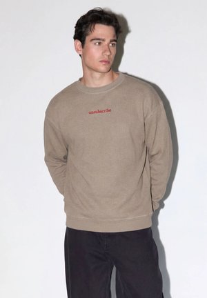 Balmohk, Embroidered Long-Sleeve - Langærmet T-shirt - beige