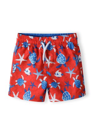 PRINT AND ELASTIC WAIST - Plaukimo šortai - red blue white