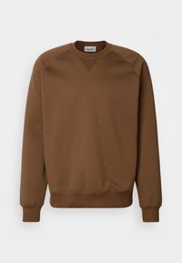 CHASE - Športni pulover - chocolate/gold