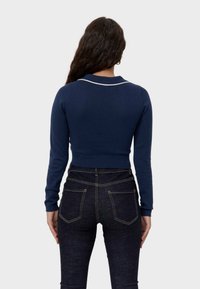 Stradivarius Strickpullover - dark blue