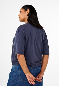 Zizzi BOXY - T-shirts basic - navy washed