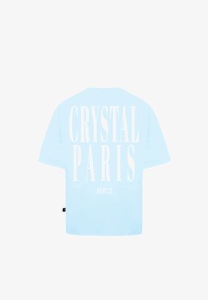 CRYSTAL PARIS FACE - T-shirt con stampa - ice water
