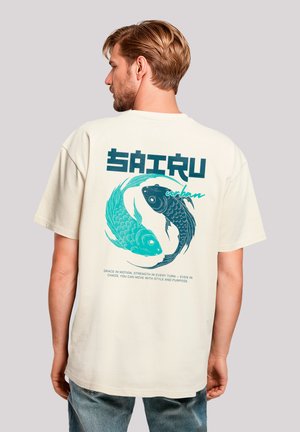 KOI FISH JAPAN STREETSTYLE - Print T-shirt - sand