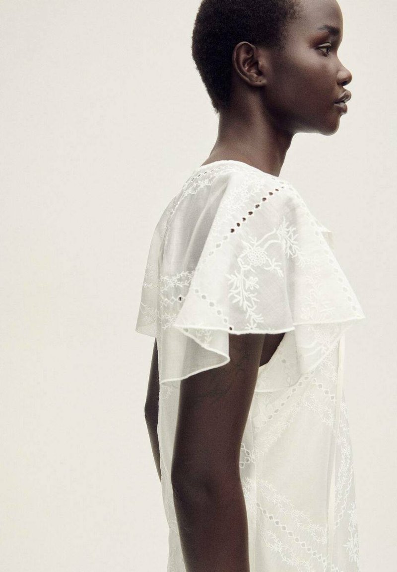 Mango Maxi dress - white - Zalando.ie