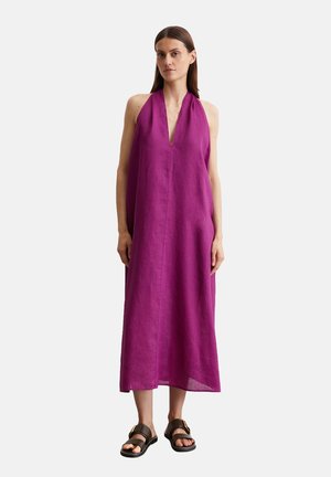 ÄRMELLOSES FLARED MIT DRAPIERTEM RÜCKEN-EFFEKT - Freizeitkleid - fresh berry