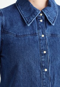 Vero Moda Blus - dark-blue denim