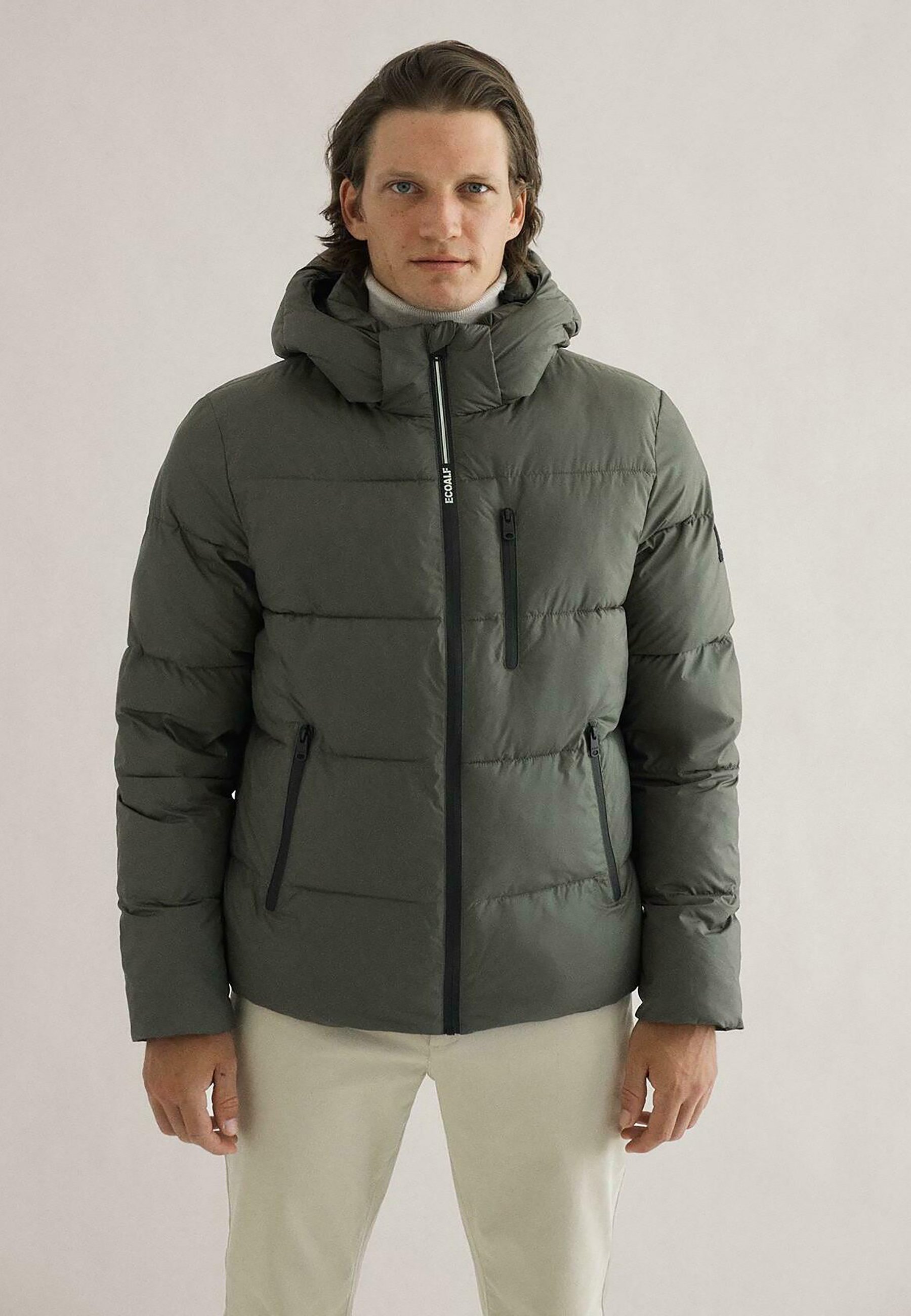 Ecoalf BAZA - Chaqueta de plumas - gris/gris oscuro - Zalando.es