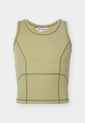 Dhruv Kapoor PANELED TANK UNISEX - Toppi - green