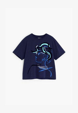 Desigual, T-Shirt print - blue
