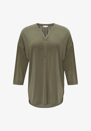 s.Oliver, T-shirt à manches longues - olivgrün