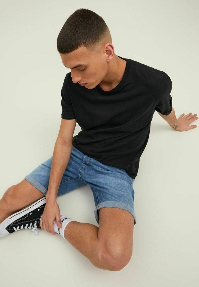 Herren Skinny Fit | Jack & Jones RICK ORG AM Jeans Shorts blue denim - SK26131 Herren Skinny Fit | Jack & Jones RICK ORG AM Jeans Shorts blue denim - SK26131