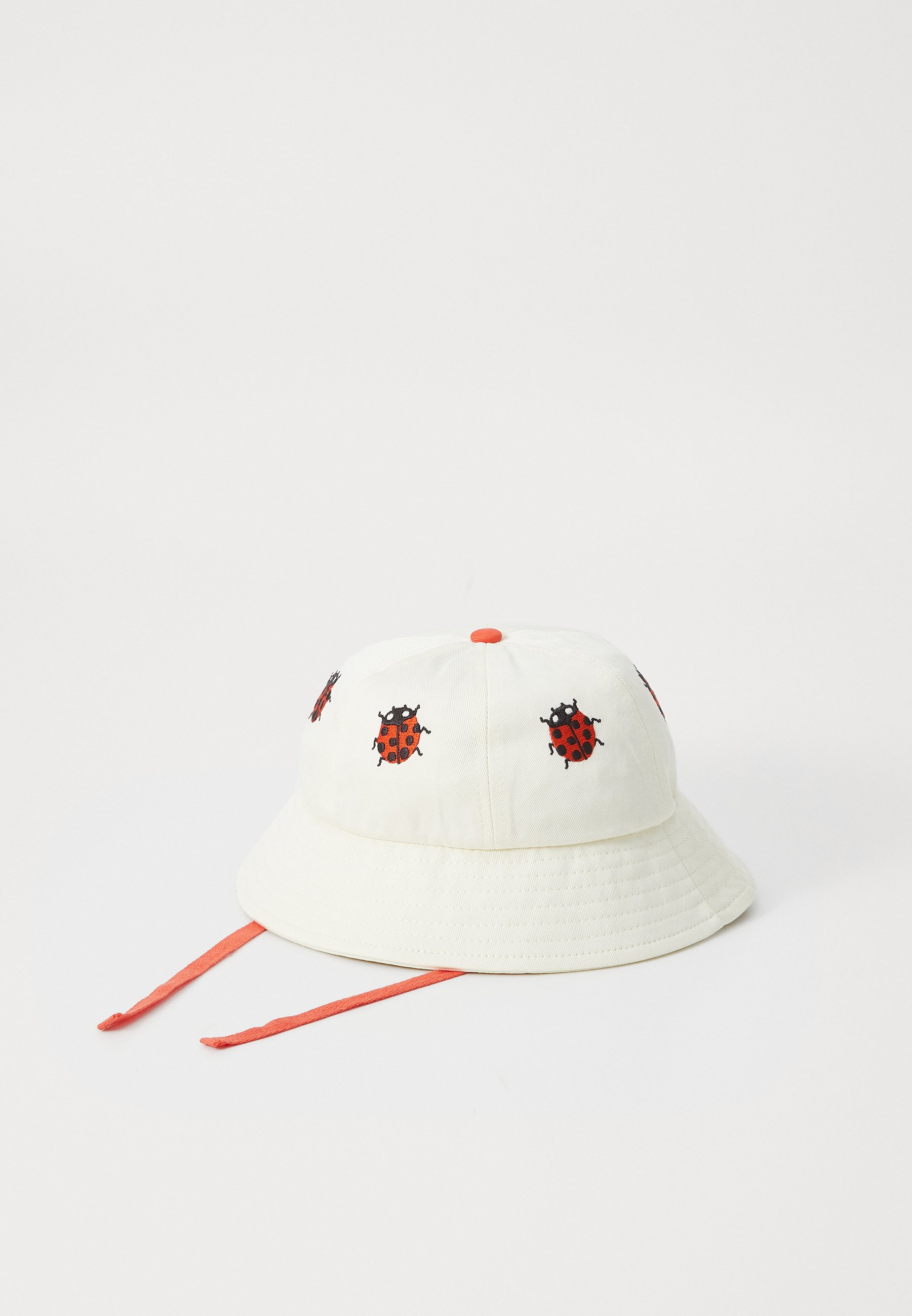 Mini Rodini LADYBUG SUN HAT UNISEX Cap offwhite/off-white