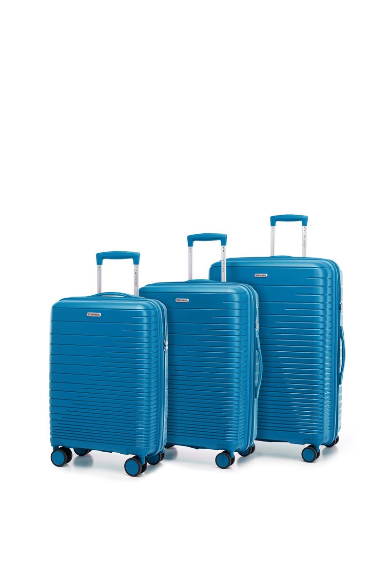 WITTCHEN LUGGAGE SET FROM POLYPROPYLENE - Sada zavazadel - blue