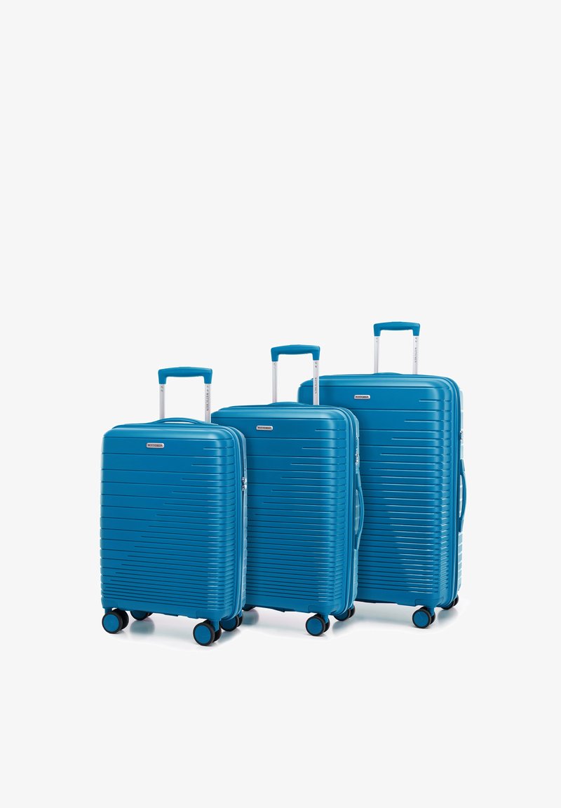 WITTCHEN LUGGAGE SET FROM POLYPROPYLENE - Sada zavazadel - blue