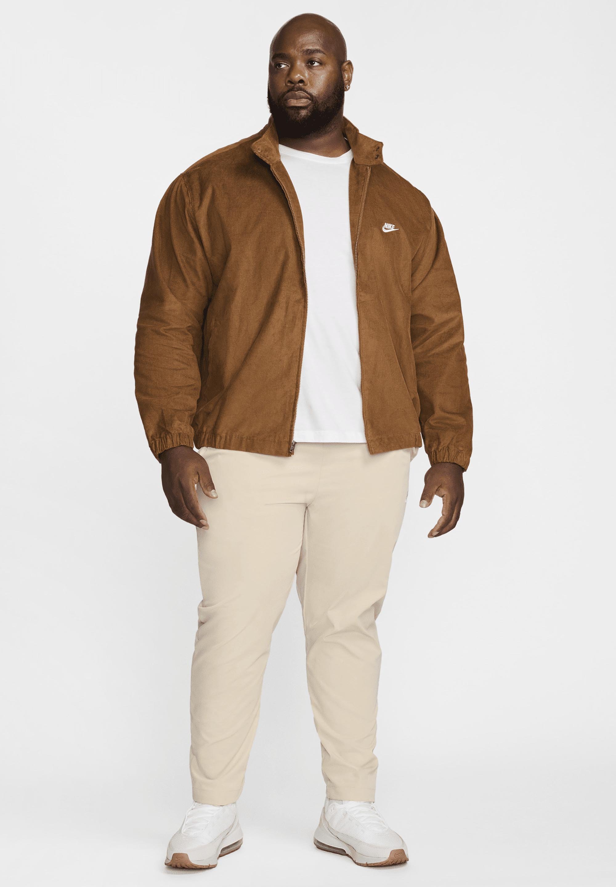 nike jacket tan