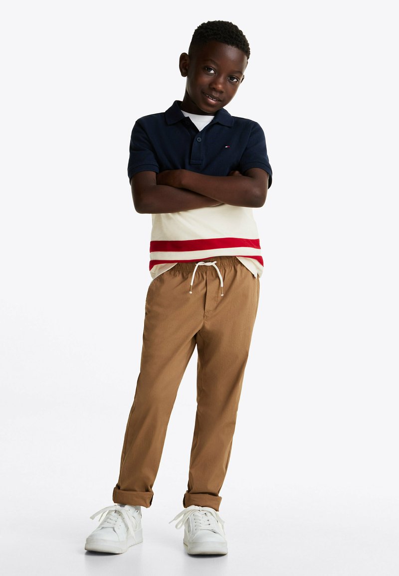 Tommy Hilfiger LIGHT WEIGHT PULL ON  - Stoffhose - hickory