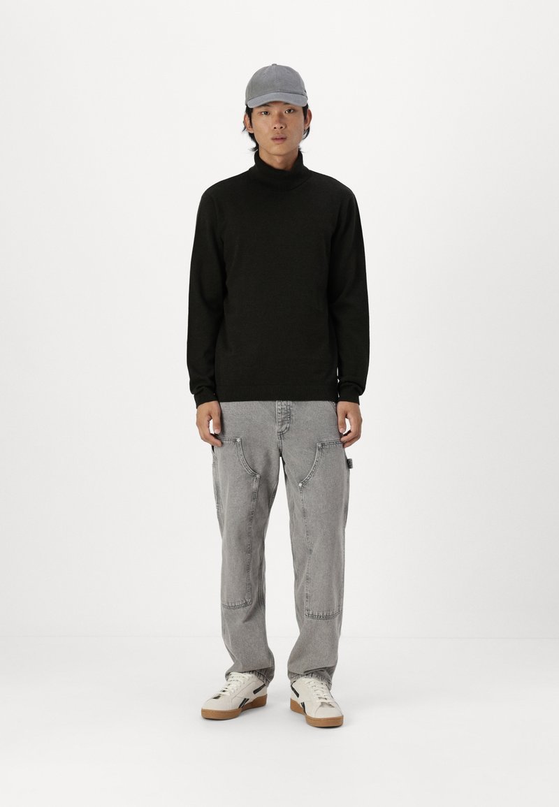 Jersey De Cuello Alto Para Hombre Jack & Jones - Básico De Punto En Algodón 100%, Corte Normal