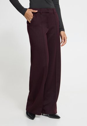 ICHI, IHKATE SUS OFFICE JACQUARD PA - Pantalon classique - black zinfendel herringbone